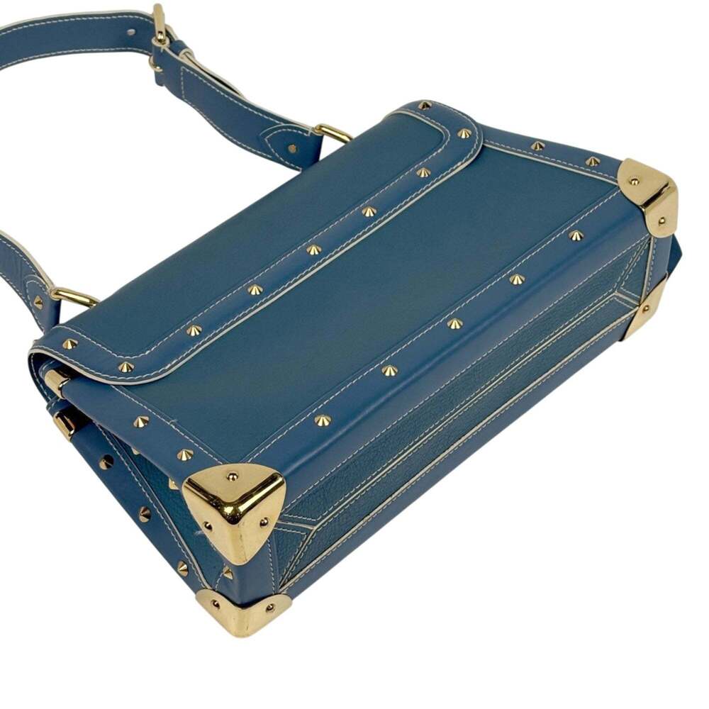 Louis Vuitton Tarantue One-Shoulder Handbag, Suhali Blue, M91821, Women's - Picture 2 of 10